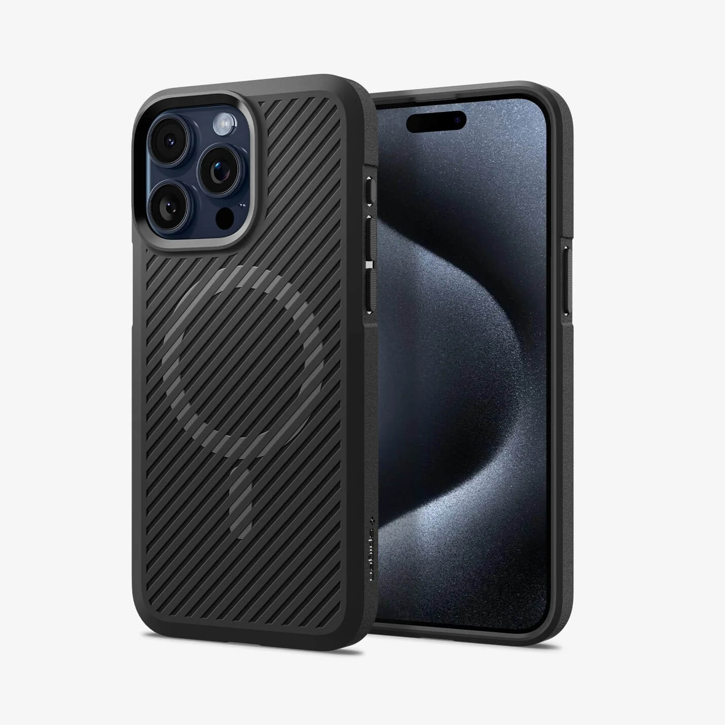 Estuche para iPhone 15 Pro - Spigen Core Armor MagFit - Matte Black