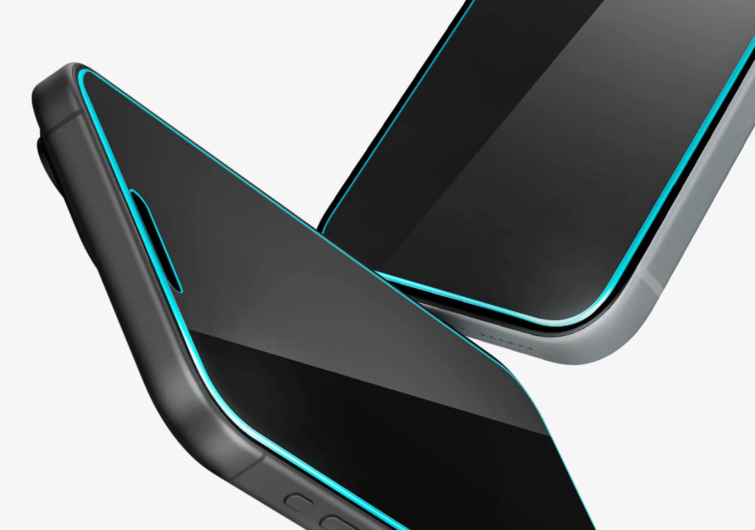 Vidrio Templado para iPhone 15 Pro - Spigen GLAS.tR EZ Fit Privacy (Pack de 2)