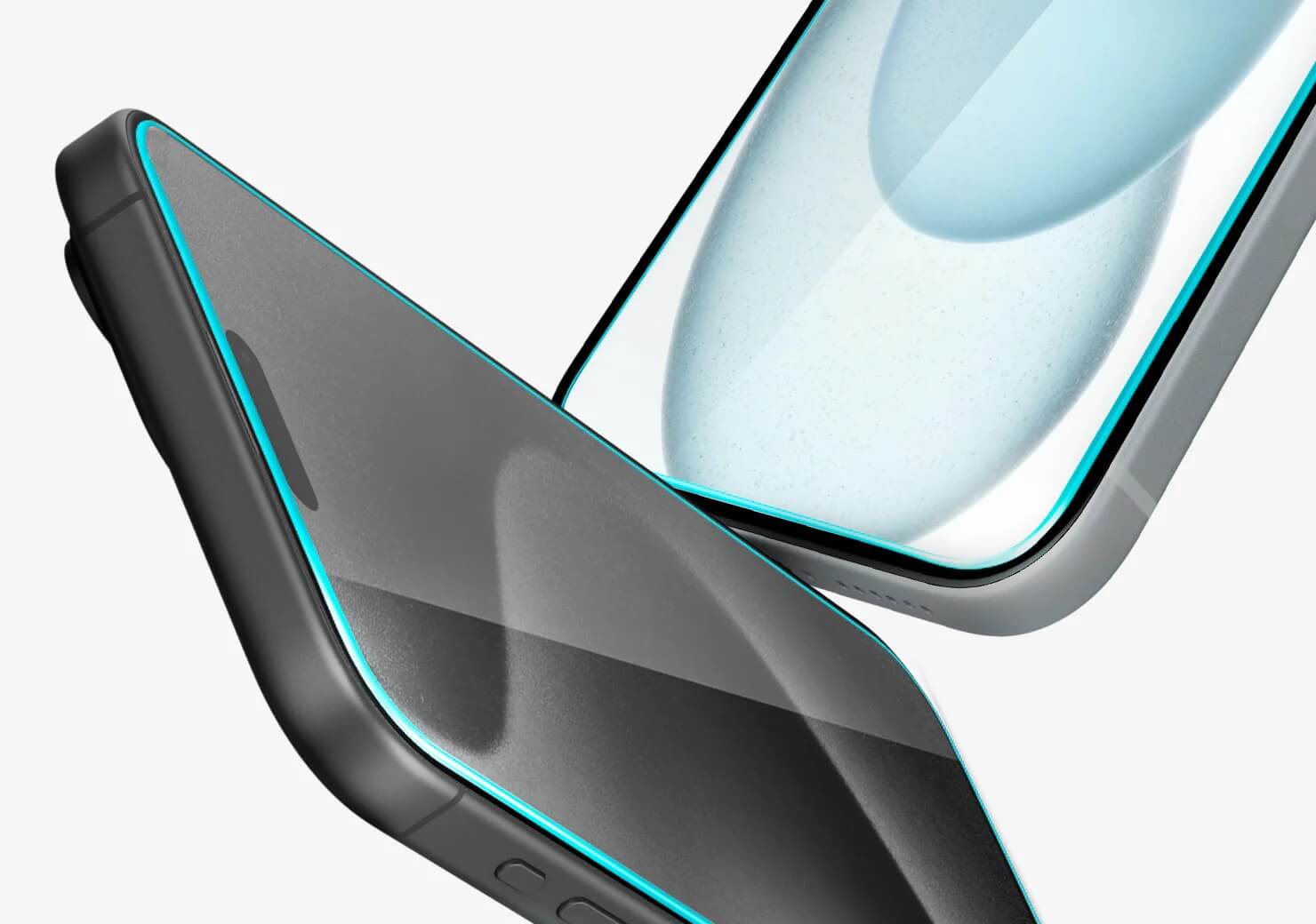Vidrio Templado para iPhone 15 Pro - Spigen GLAS.tR EZ Fit (Pack de 2)