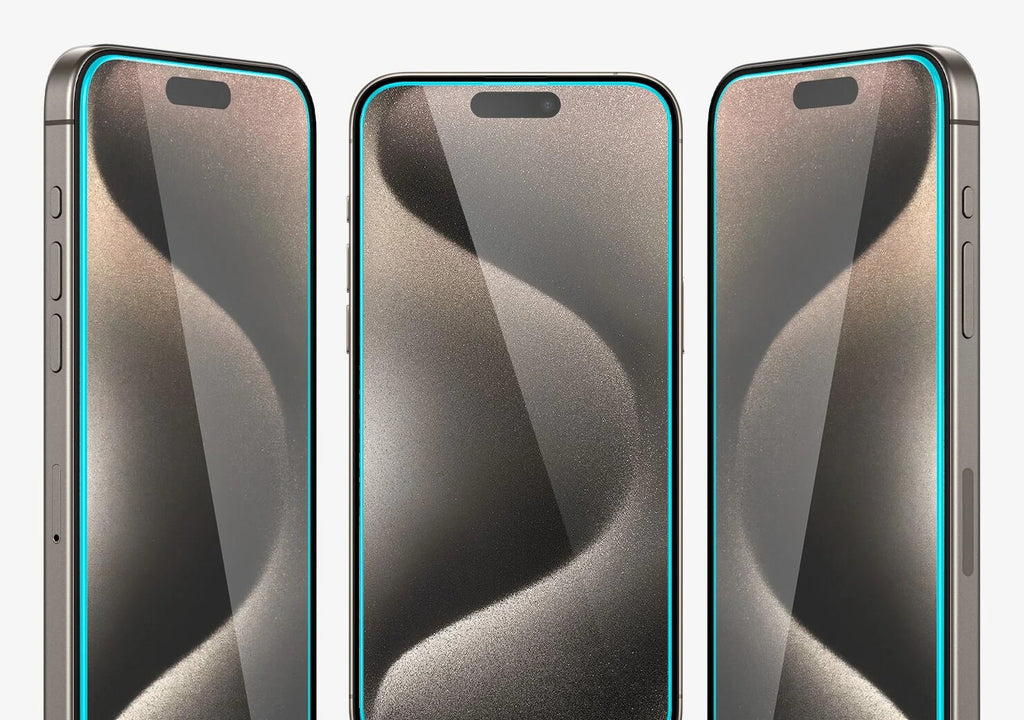 Vidrio Templado para iPhone 15 Pro - Spigen GLAS.tR EZ Fit (Pack de 2)