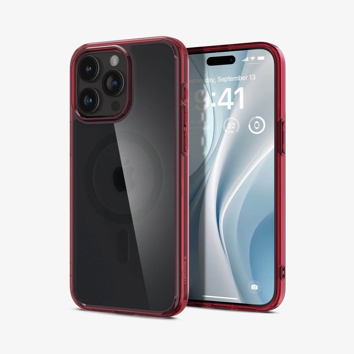 Estuche para iPhone 15 Pro - Spigen Ultra Hybrid MagFit