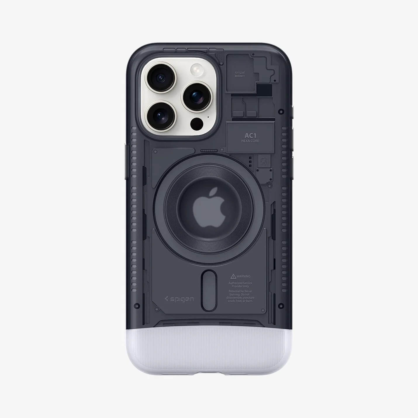 Estuche para iPhone 15 Pro Max - Spigen Classic C1 MagFit