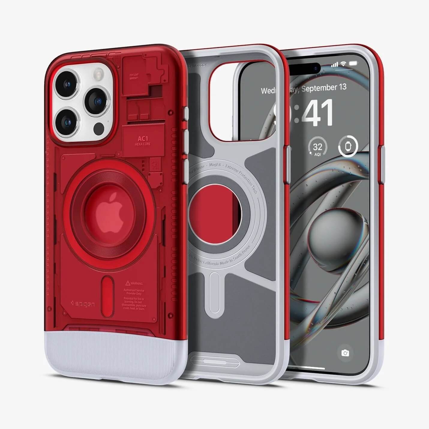 Estuche para iPhone 15 Pro Max - Spigen Classic C1 MagFit