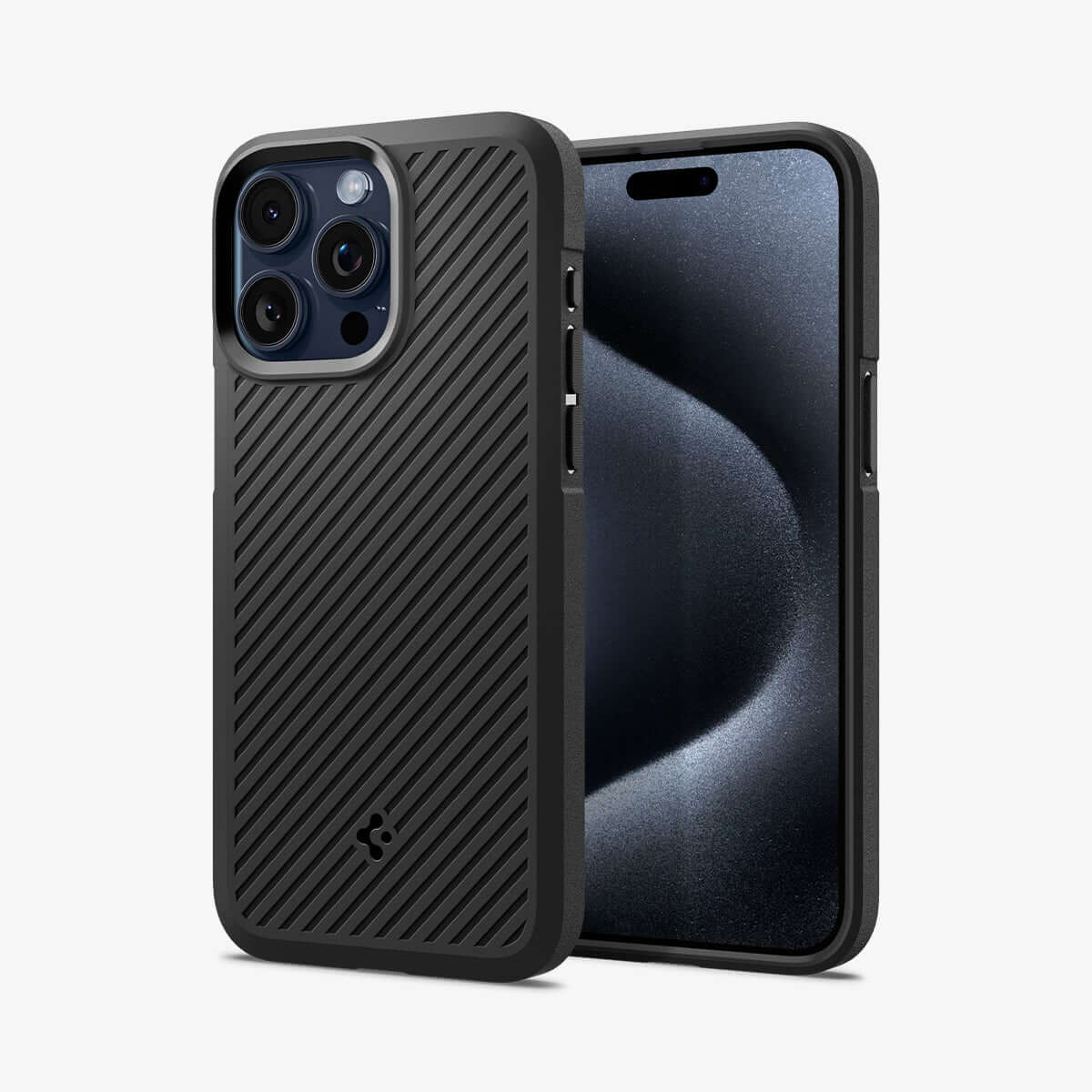 Estuche para iPhone 15 Pro Max - Spigen Core Armor MagFit - Matte Black