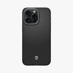 Estuche para iPhone 15 Pro Max - Spigen Enzo Aramid Matte Black