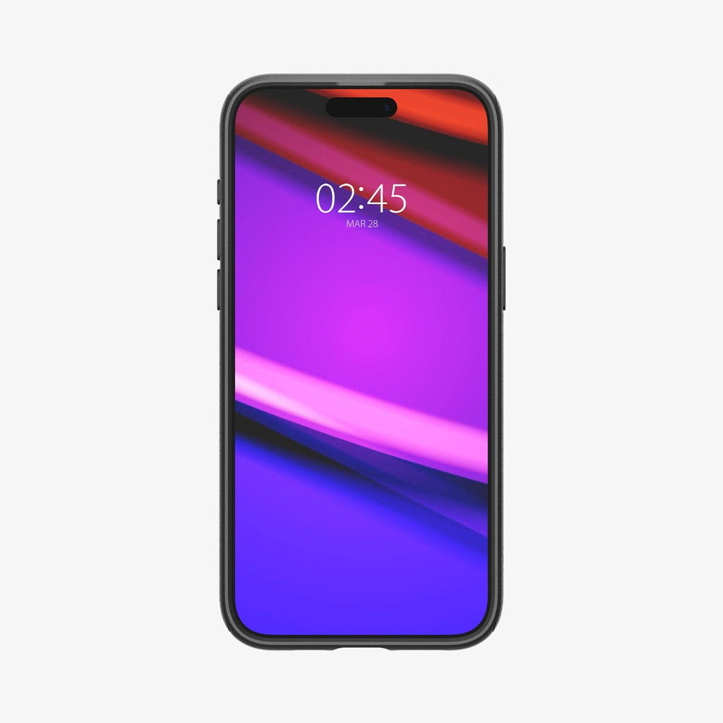 Estuche para iPhone 15 Pro Max - Spigen Mag Armor MagFit - Matte Black