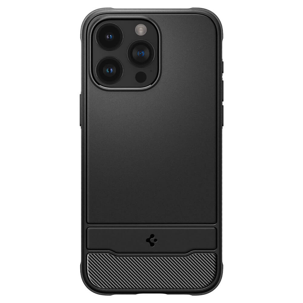 Estuche para iPhone 15 Pro Max - Spigen Rugged Armor MagFit - Black