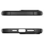 Estuche para iPhone 15 Pro Max - Spigen Rugged Armor MagFit - Black