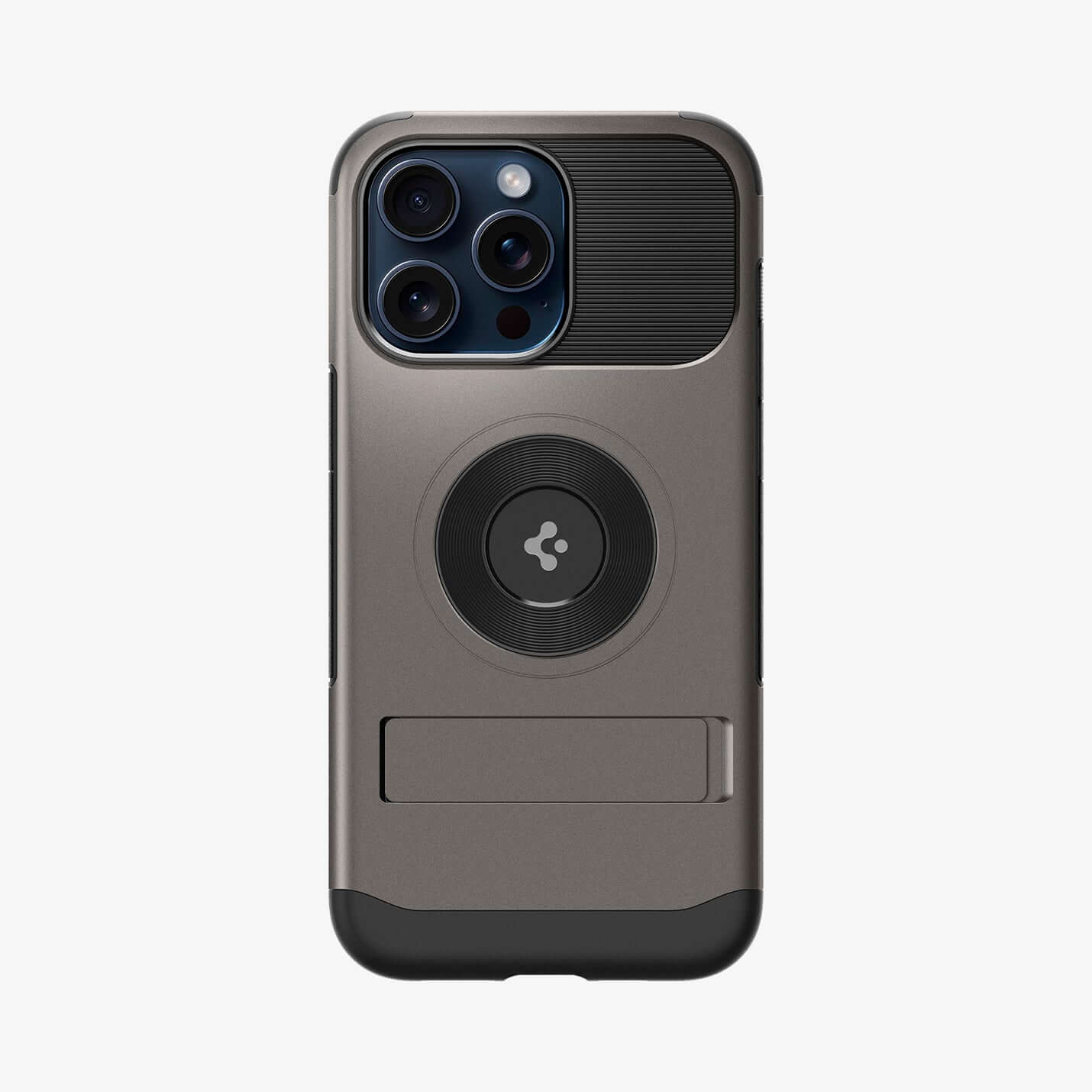 Estuche para iPhone 15 Pro Max - Spigen Slim Armor MagFit - Gunmetal