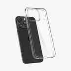 Estuche para iPhone 15 Pro Max - Spigen Ultra Hybrid - Crystal Clear
