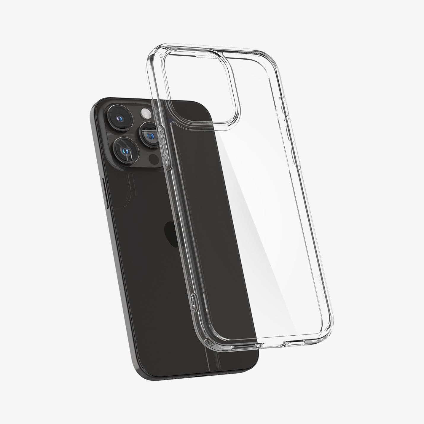 Estuche para iPhone 15 Pro Max - Spigen Ultra Hybrid - Crystal Clear