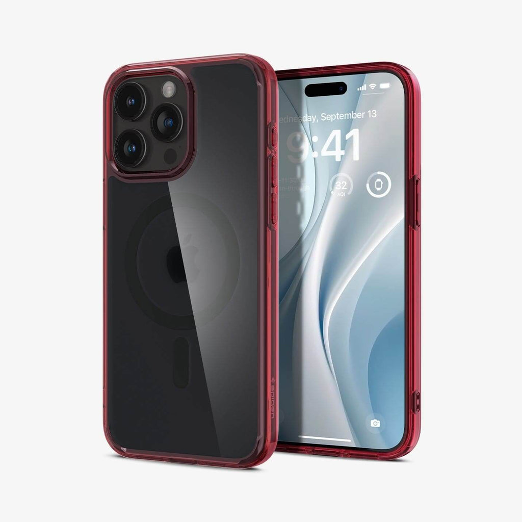Estuche para iPhone 15 Pro Max - Spigen Ultra Hybrid MagFit