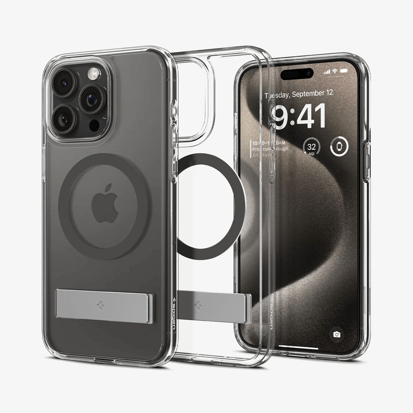 Estuche para iPhone 15 Pro Max - Spigen Ultra Hybrid S