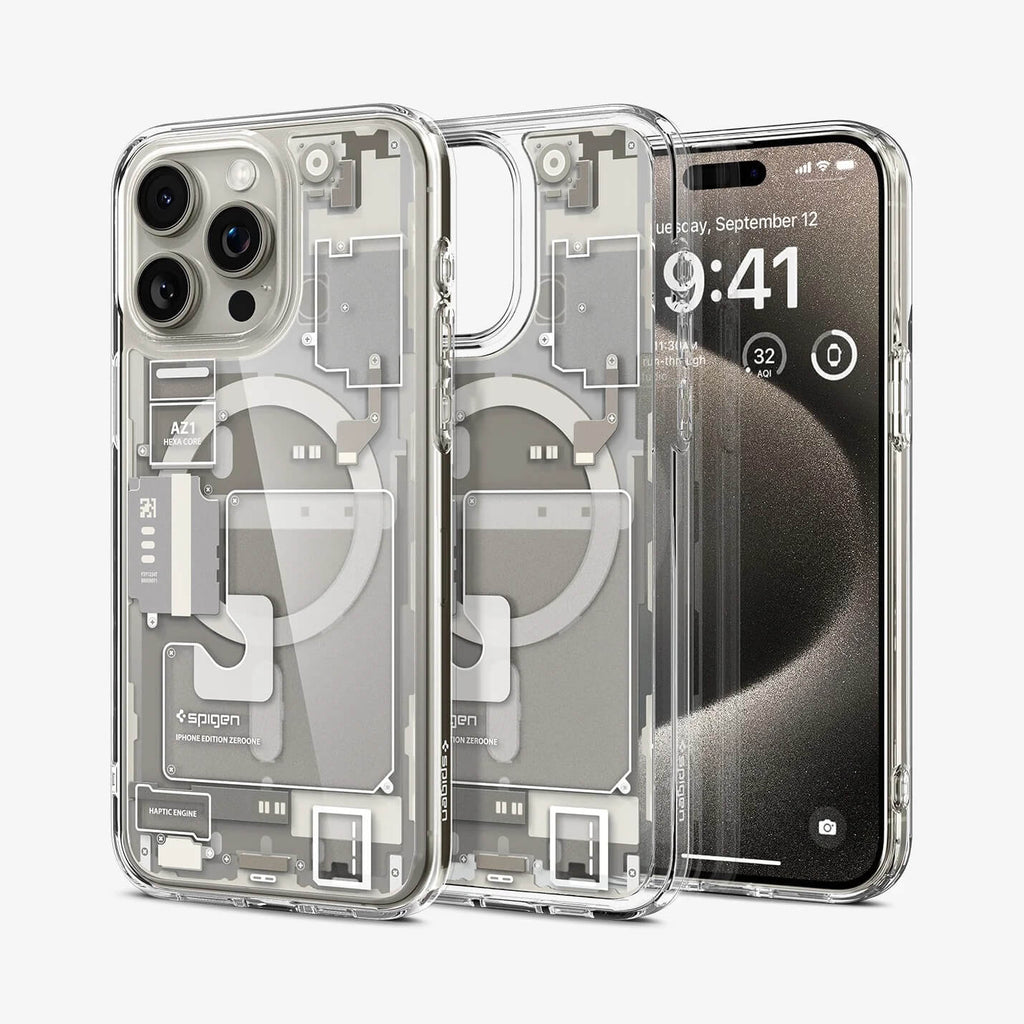 Estuche para iPhone 15 Pro Max - Spigen Zero One