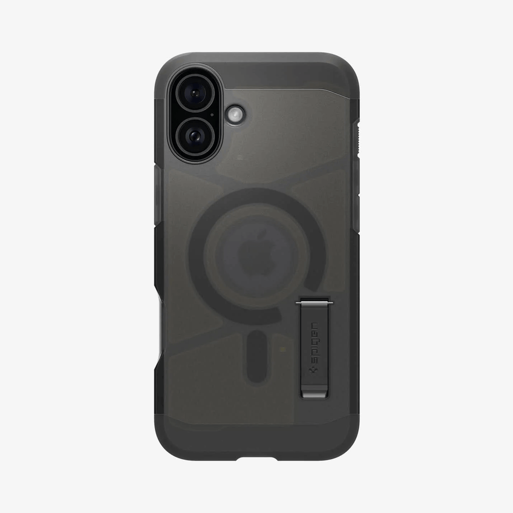 Estuche para iPhone 16 - Spigen Tough Armor AI MagFit - Frost Black