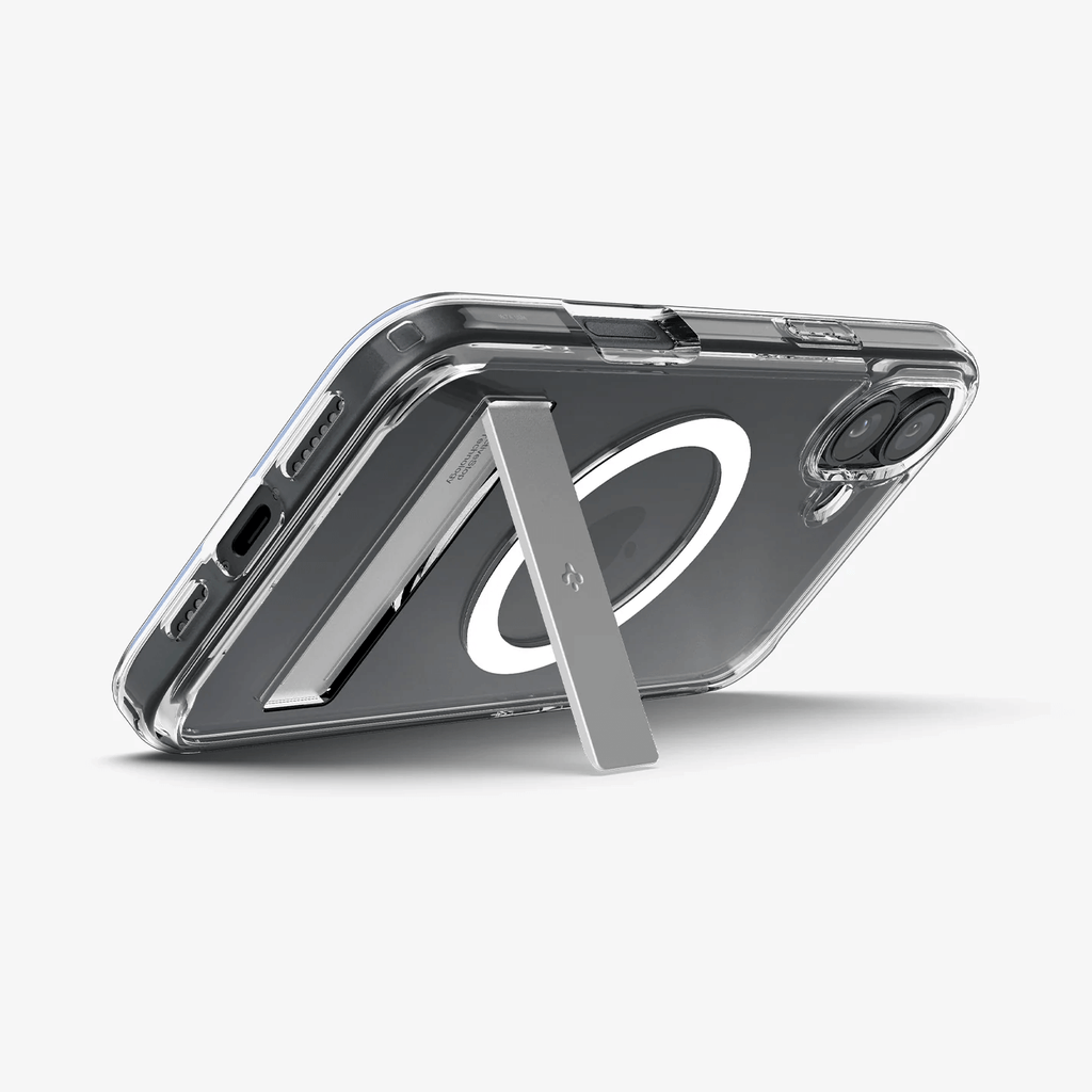 Estuche para iPhone 16 - Spigen Ultra Hybrid S MagFit - Crystal Clear