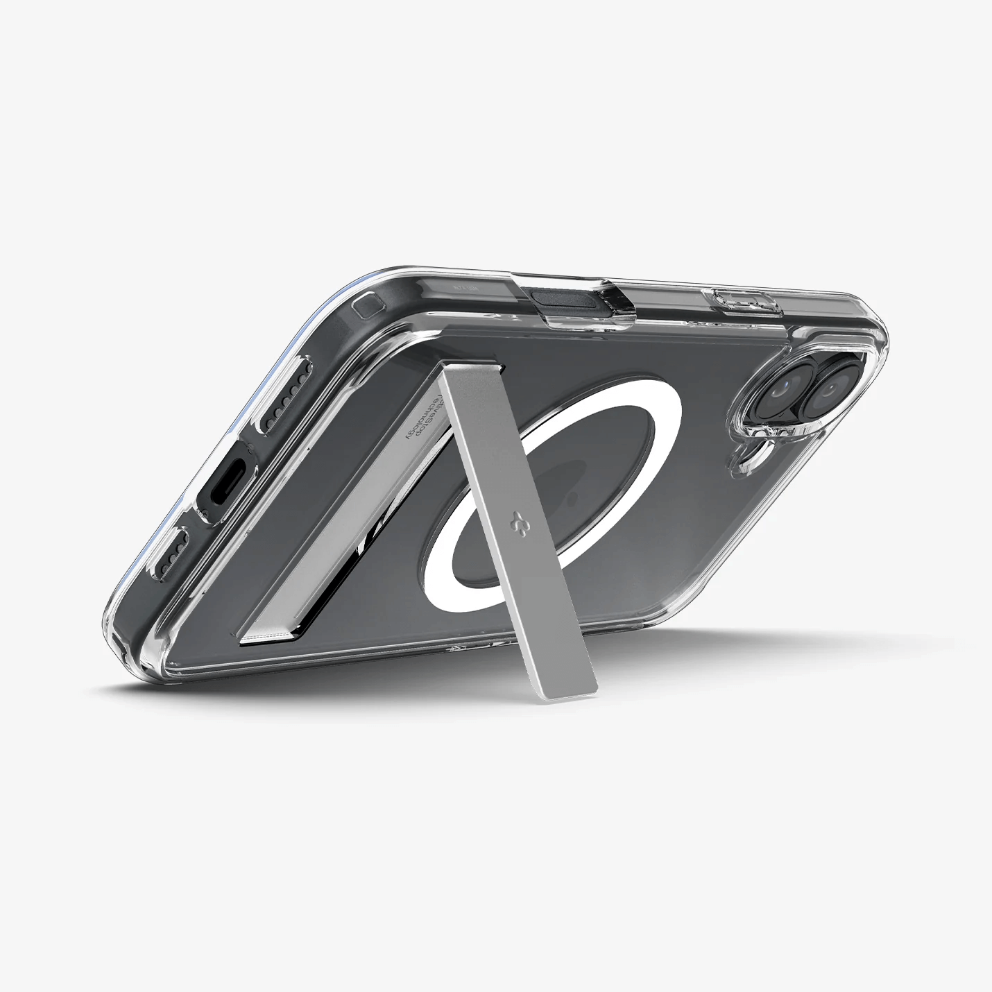 Estuche para iPhone 16 - Spigen Ultra Hybrid S MagFit - Crystal Clear