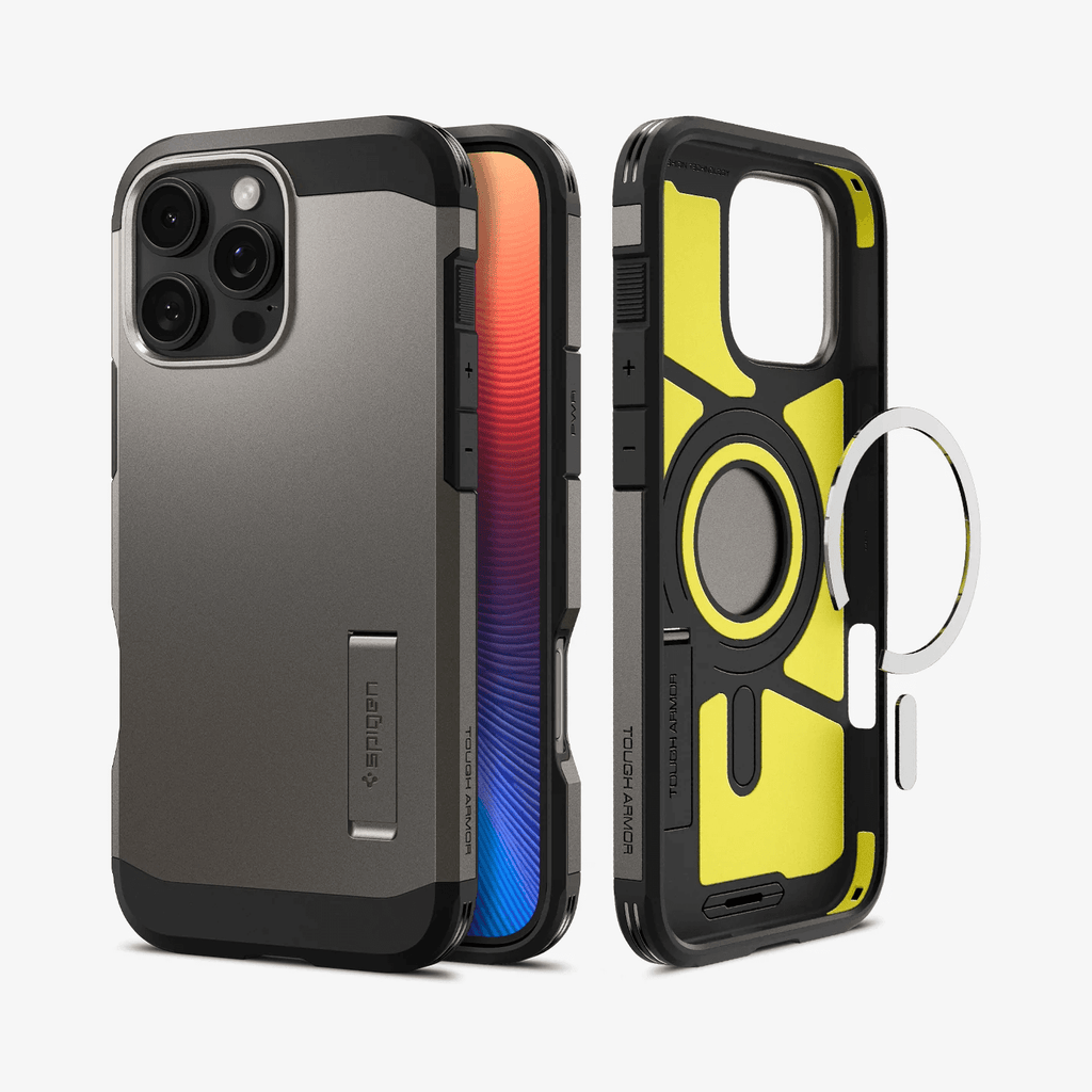 Estuche para iPhone 16 Pro - Spigen Tough Armor AI MagFit