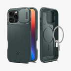 Estuche para iPhone 16 Pro Max - Spigen Optik Armor MagFit