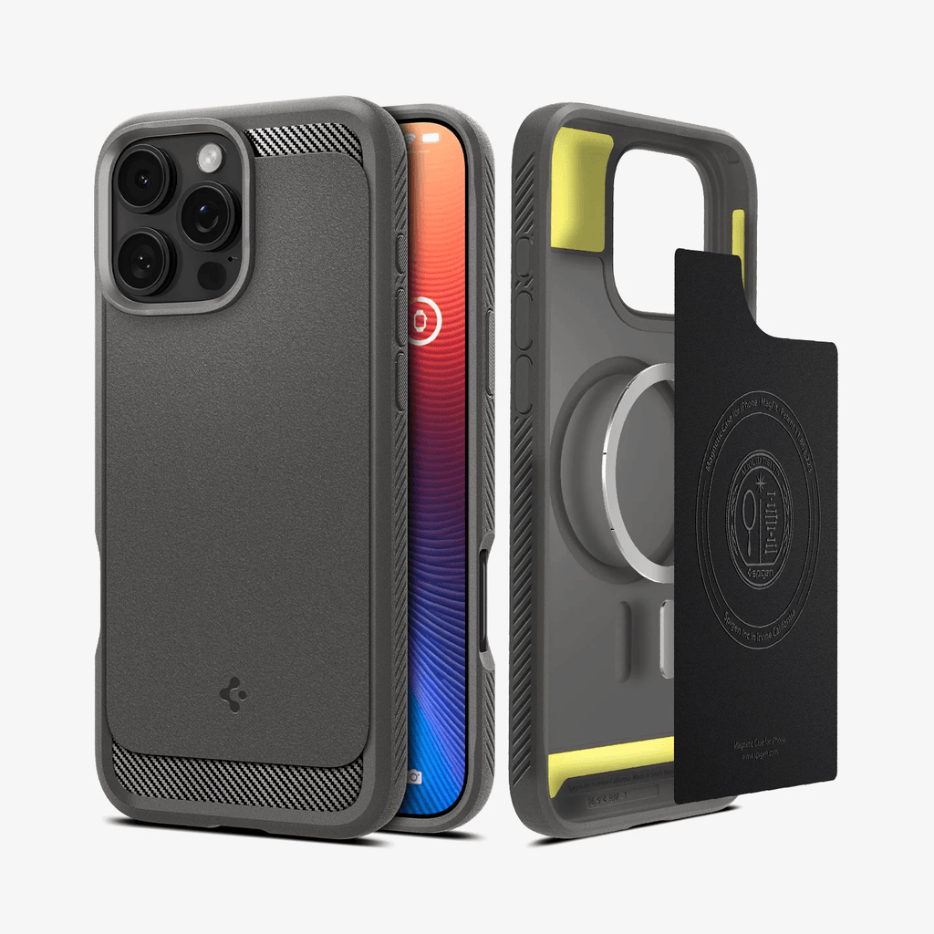 Estuche para iPhone 16 Pro Max - Spigen Rugged Armor MagFit