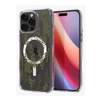 Estuche para iPhone 16 Pro Max - Spigen Ultra Hybrid MagFit Digital Camo