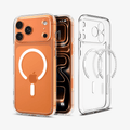 Estuche para iPhone 17 Pro - Spigen Ultra Hybrid Magfit - Clear White
