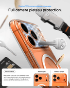 Estuche para iPhone 17 Pro - Spigen Ultra Hybrid Magfit - Clear White