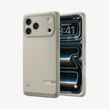 Estuche para iPhone 17 Pro Max - Spigen Classic LS Magfit - Stone