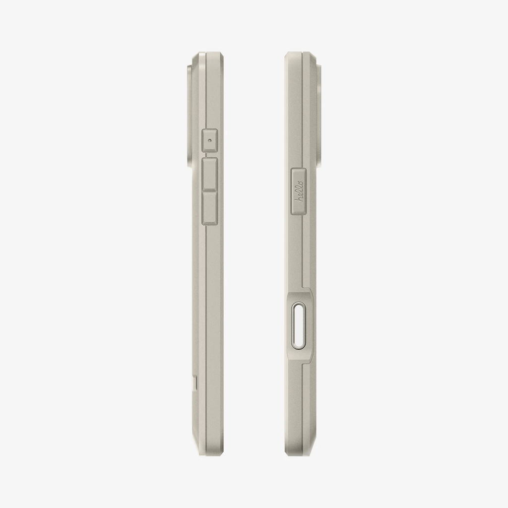 Estuche para iPhone 17 Pro Max - Spigen Classic LS Magfit - Stone