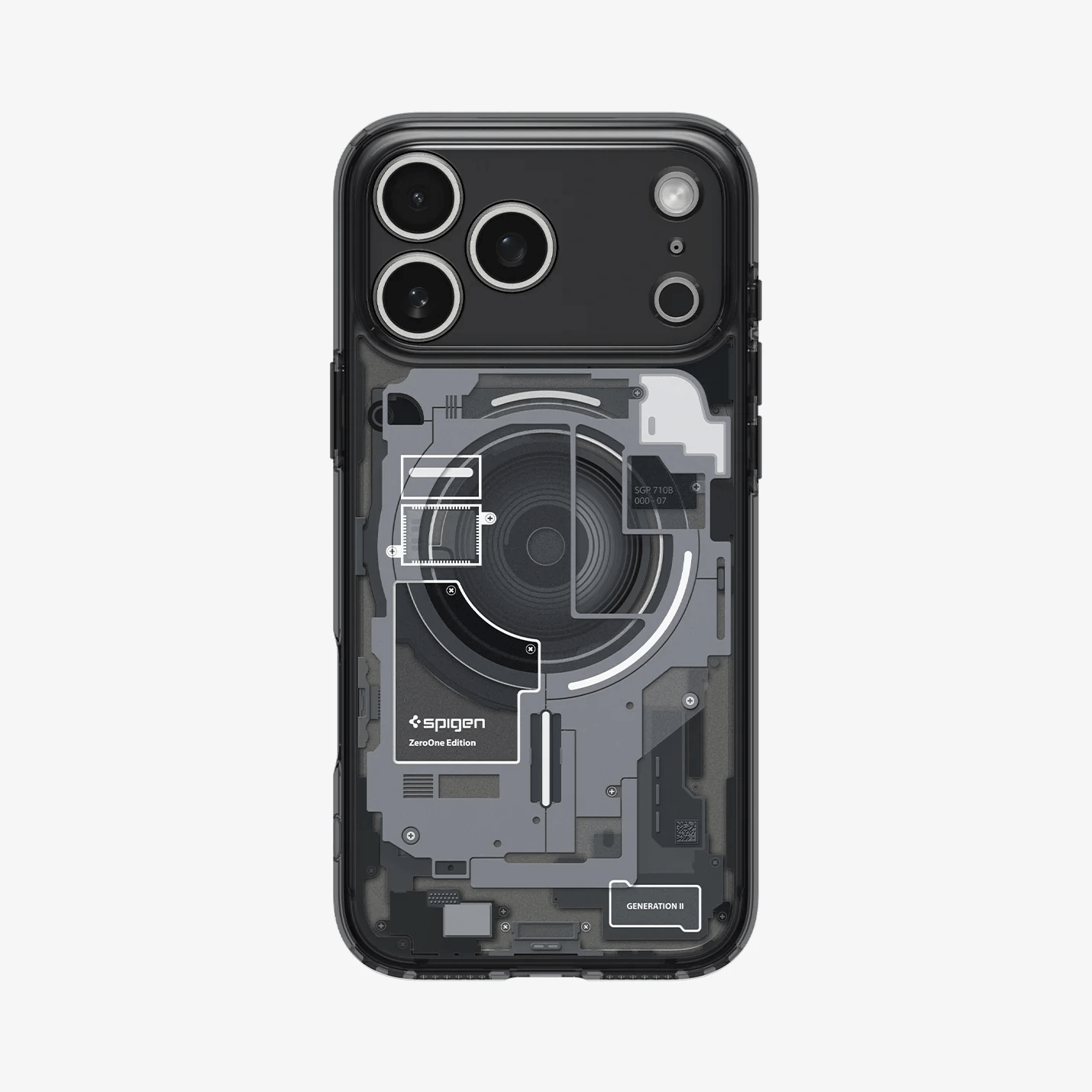 Estuche para iPhone 17 Pro Max - Spigen Zero One Magfit - Black