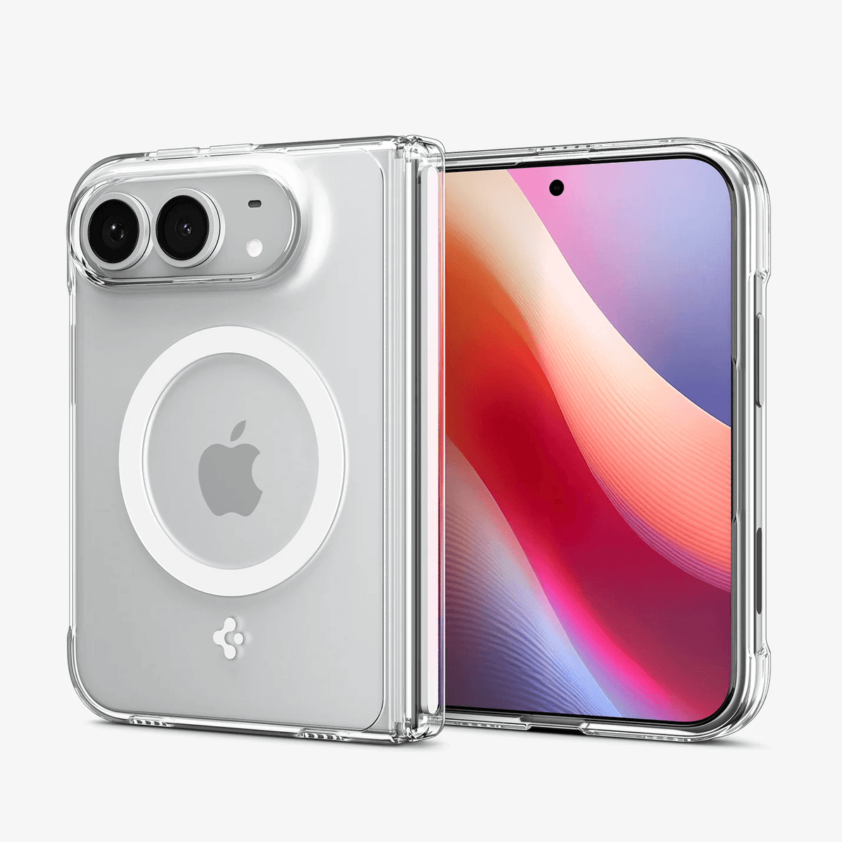Estuche para iPhone Duo - Spigen Crystal Hybrid Pro MagFit