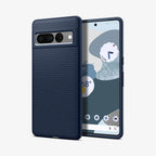 Estuche para Pixel 7 Pro - Spigen Liquid Air - Navy Blue