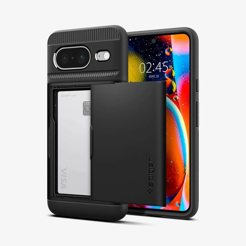 Estuche para Google Pixel 8 - Spigen Slim Armor CS Black