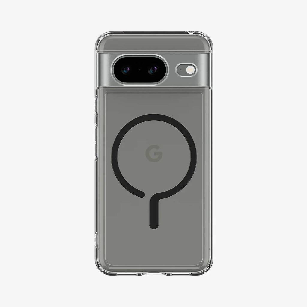 Estuche para Pixel 8 - Spigen Ultra Hybrid Metal Ring MagFit