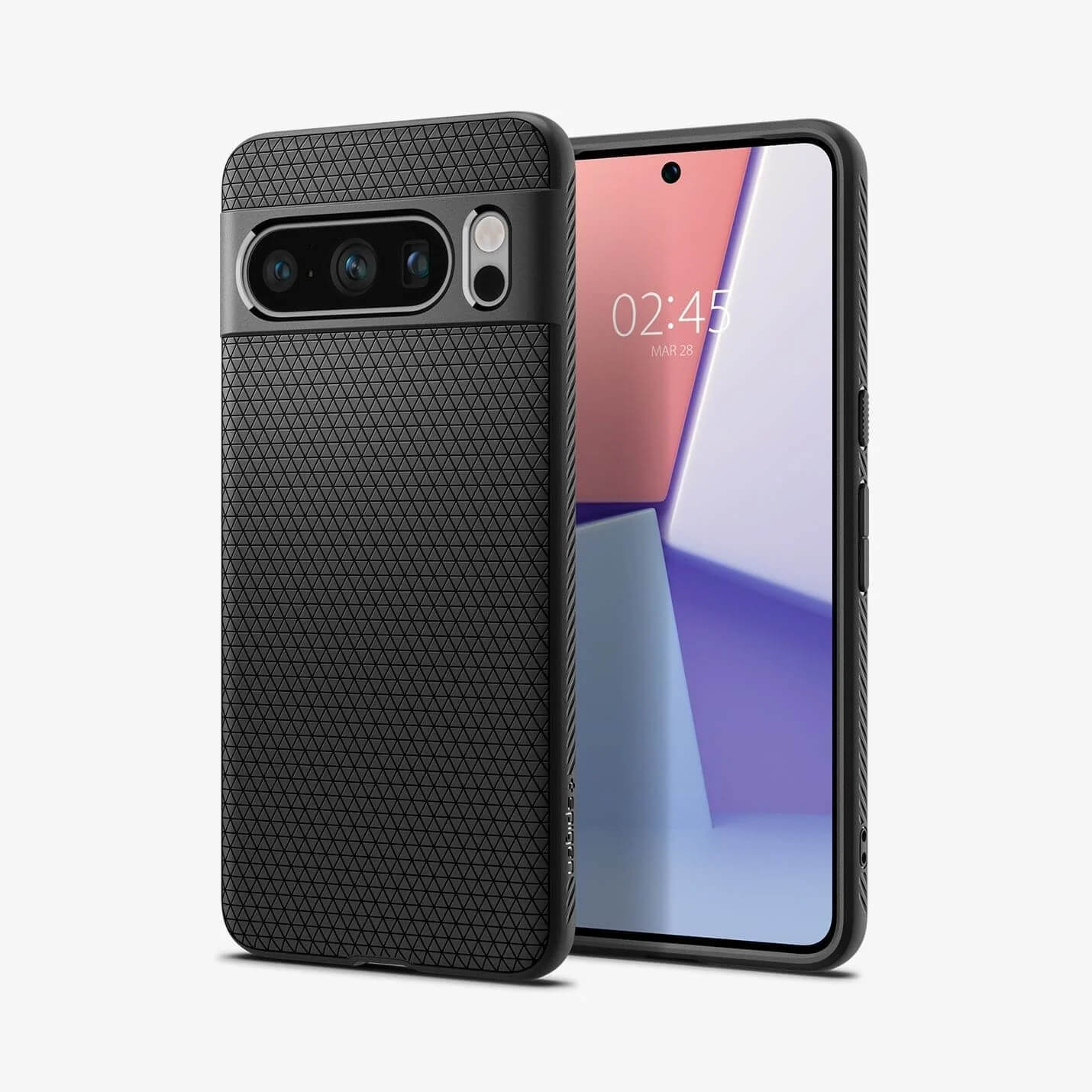 Estuche para Pixel 8 Pro - Spigen Liquid Air Matte Black