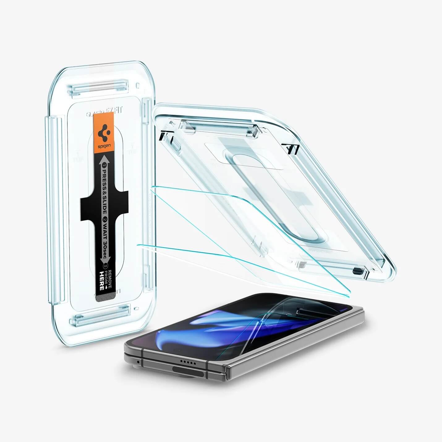 Protector de Pantalla para Pixel 9 Pro Fold - Spigen GLAS.tR EZ Fit (Pack de 2)