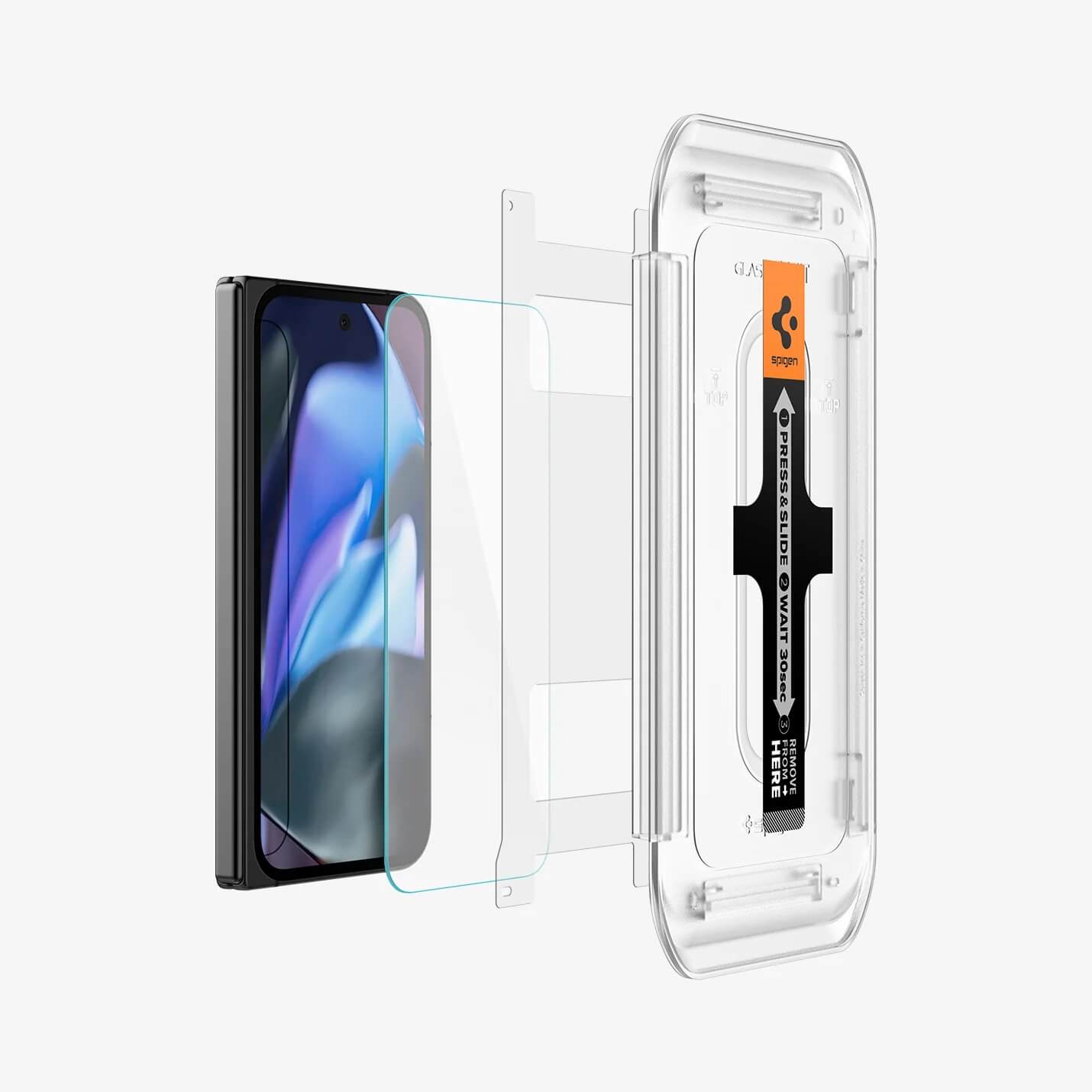 Protector de Pantalla para Pixel 9 Pro Fold - Spigen GLAS.tR EZ Fit (Pack de 2)