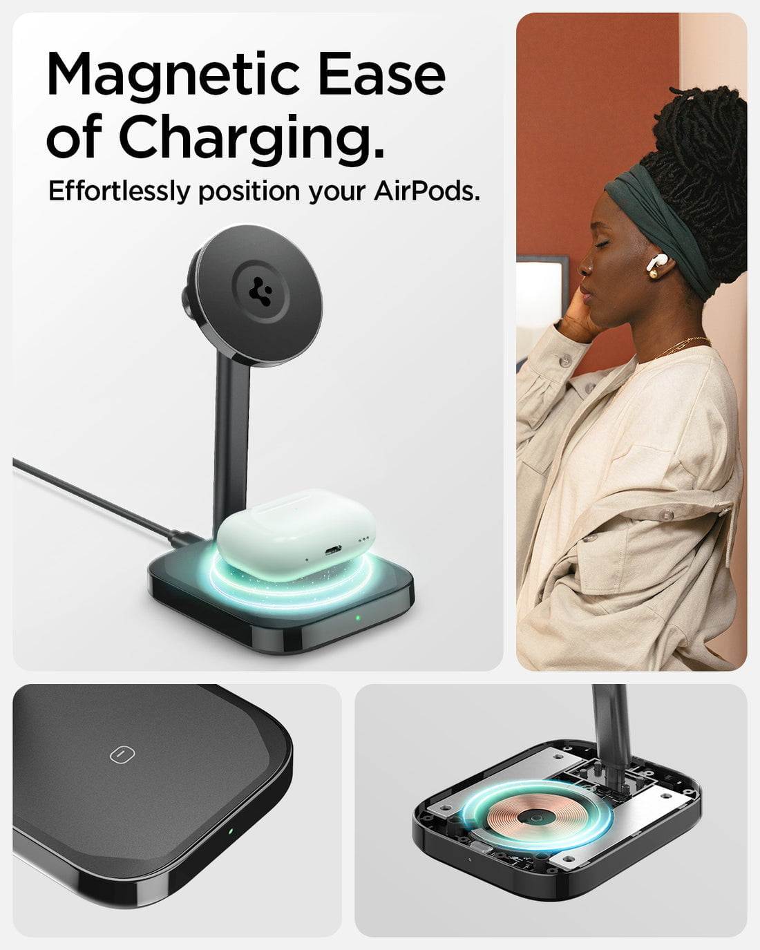 Stand Spigen ArcField Dual 7.5W MagFit