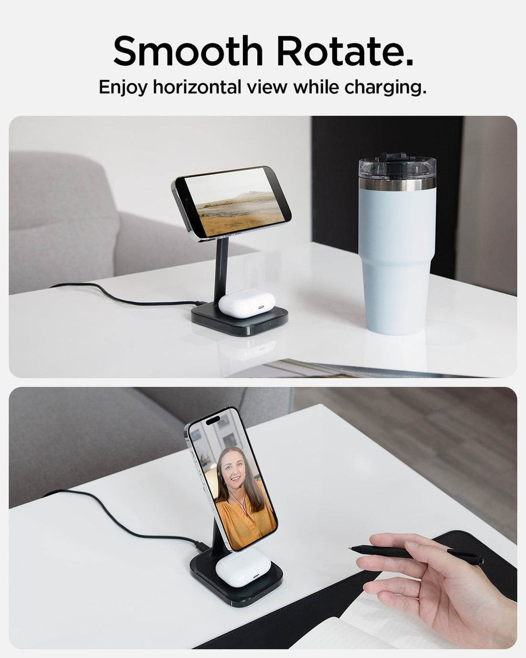 Stand Spigen ArcField Dual 7.5W MagFit