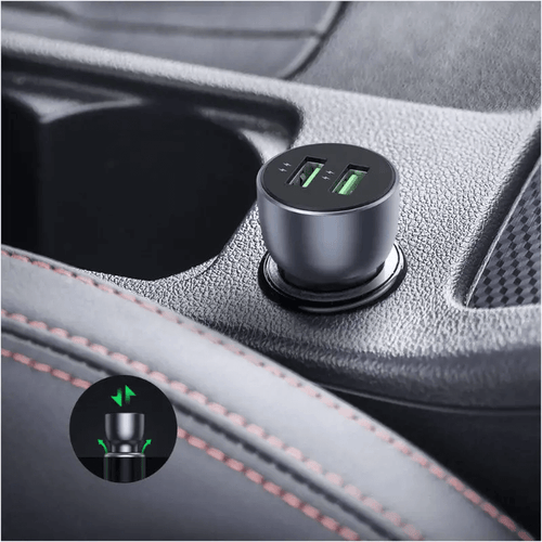 Cargador Dual Carga Rápida 36W para Carro Azul Oscuro - UGreen