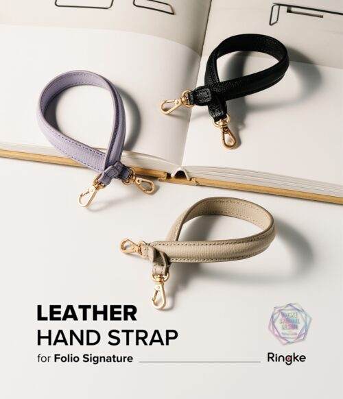 Leather Hand Strap Para Folio Signature