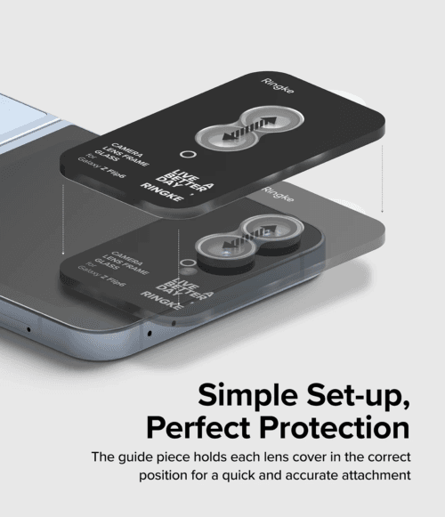 Protector de Cámara para Galaxy Z Flip 6 - Ringke Camera Lens Frame Glass (Pack de 2)