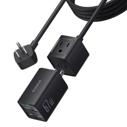 Power Combo Mini Power Strip 67W Cosmic Black