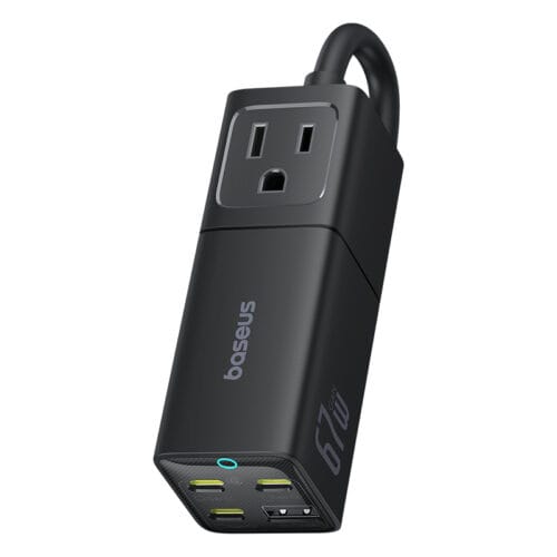 Power Combo Mini Power Strip 67W Cosmic Black