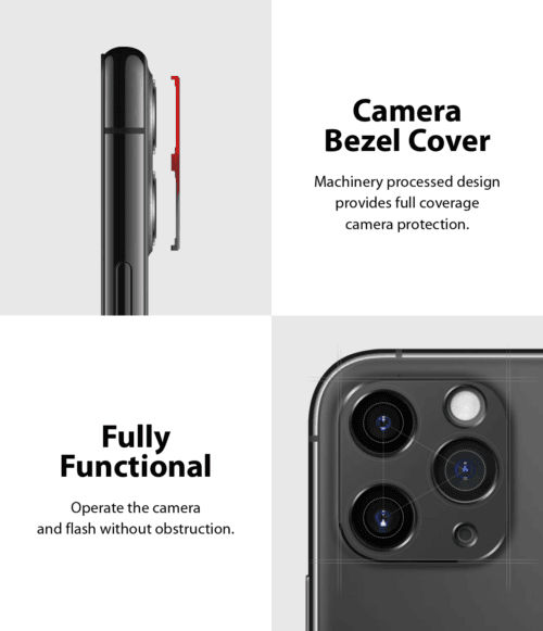 Protector de Cámara para iPhone 11 Pro Max / 11 Pro - Ringke Camera Styling