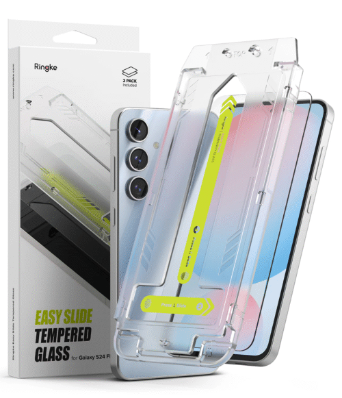 Protector de Pantalla para Galaxy S24 FE - Ringke Easy Slide Tempered Glass