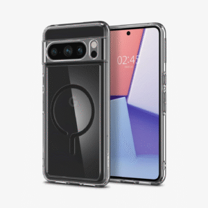 Estuche para Pixel 8 Pro - Spigen Ultra Hybrid Metal Ring MagFit