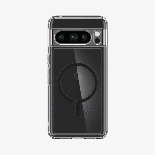 Estuche para Pixel 8 Pro - Spigen Ultra Hybrid Metal Ring MagFit