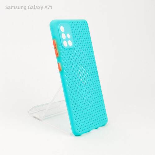 Estuche Galaxy A71 - Hole Case Celeste