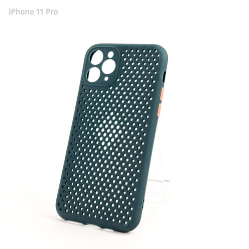 Estuche iPhone 11 Pro - Hole Case Azul Pavo Real